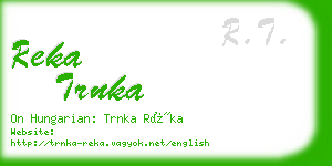 reka trnka business card